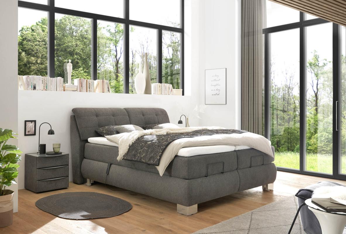 Bei KONKEN findest Du Boxspringbetten mit passenden Nachttischen & Möbeln. Wähle Größe, Höhe & Material. Dein Wohntraum wartet.