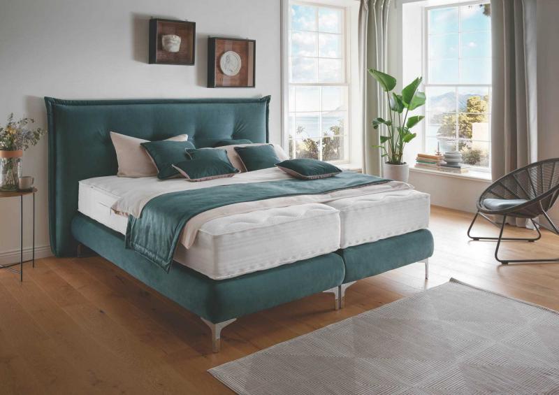 Dein Boxspringbett 200x140 cm. Wähle Kopfteil, Stauraum & Matratze. Beratung bei KONKEN für ein harmonisches Schlafzimmer.