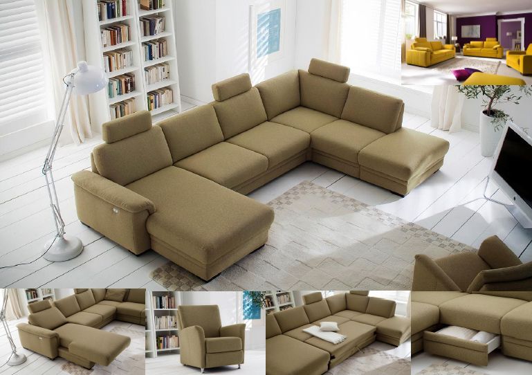 Wohnlandschaft Comfortpolster Plus